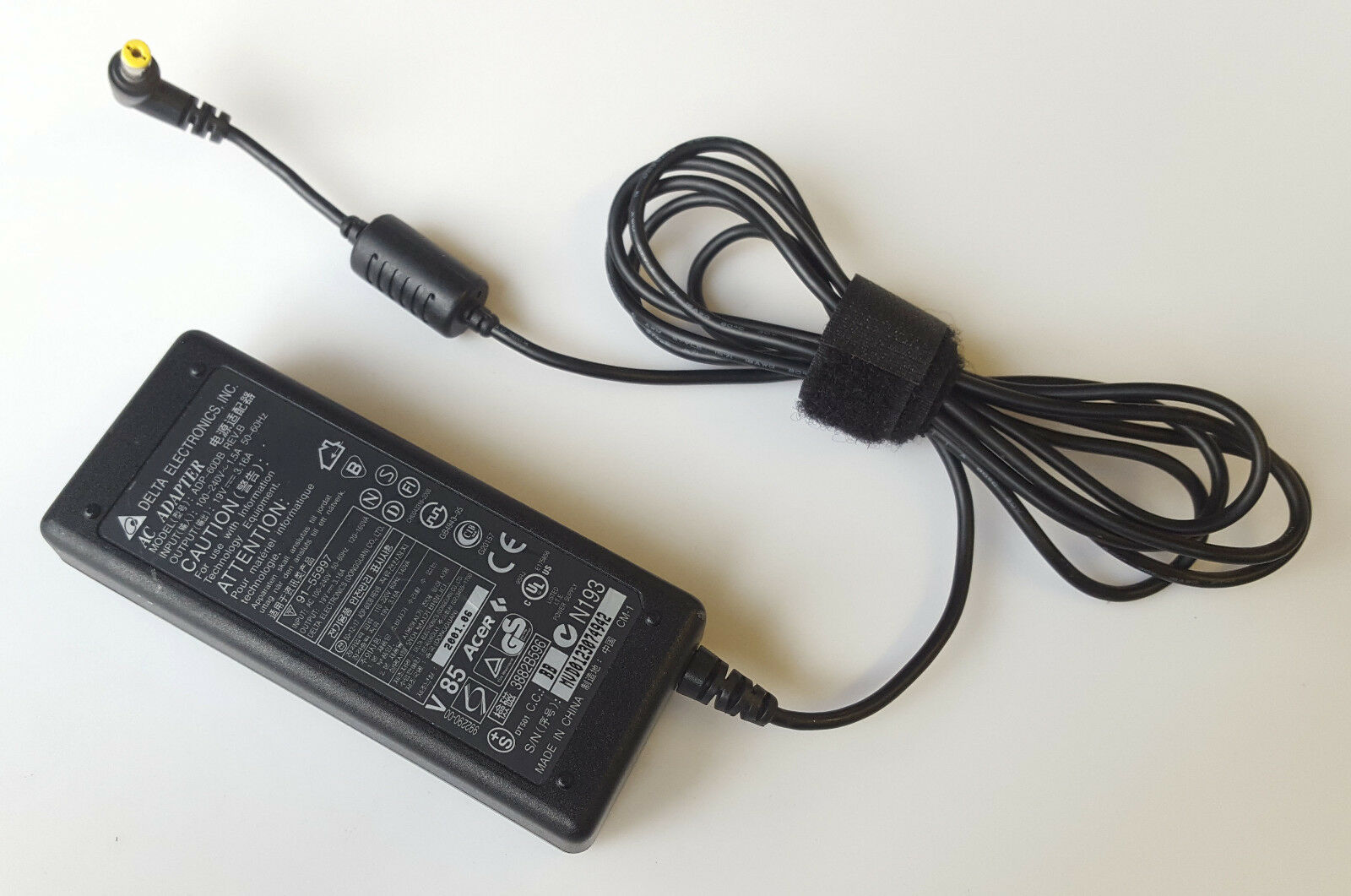 New 19V 3.16A DELTA ELECTRONICS AD-60DB REV.B Power Supply Ac Adapter - Click Image to Close